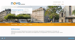 Desktop Screenshot of novaenergie.ch